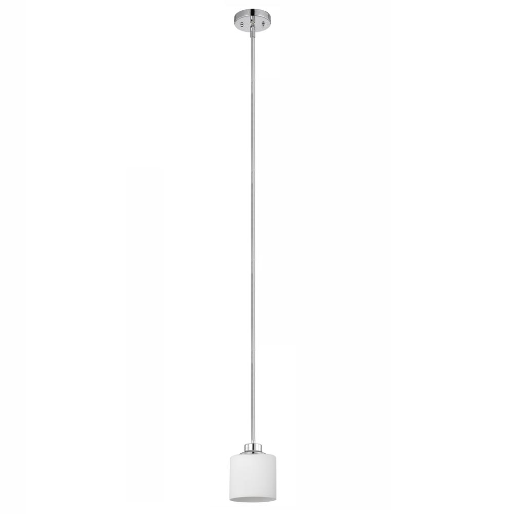 CHLOE Lighting SOLBI Contemporary 1 Light Chrome Mini Pendant Ceiling Fixture 6 " Wide. Picture 2