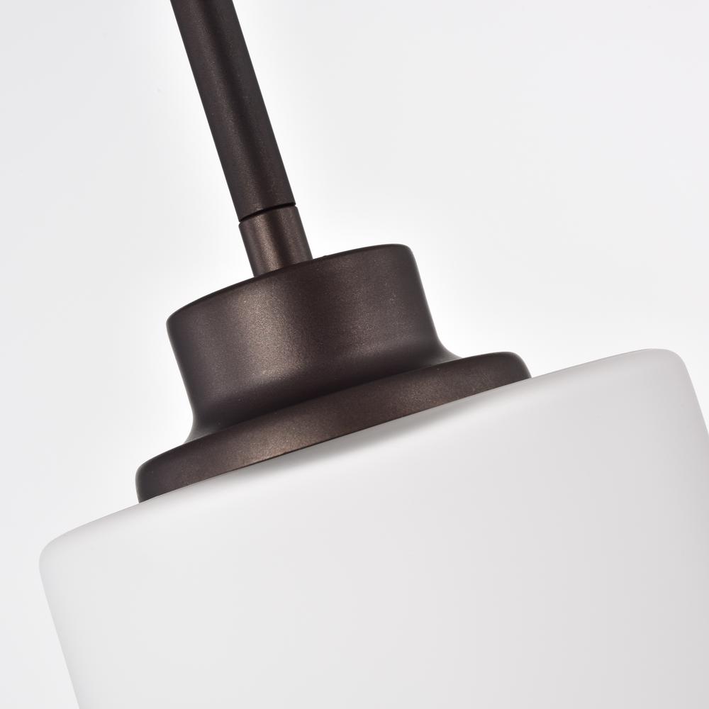 CHLOE Lighting SOLBI Contemporary 1 Light Oil Rubbed Bronze Mini Pendant Ceiling Fixture 6" Wide. Picture 5