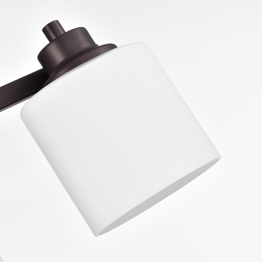 CHLOE Lighting SOLBI Contemporary 4 Light Oil Rubbed Bronze Bath Vanity Fixture 33" Wide. Picture 4