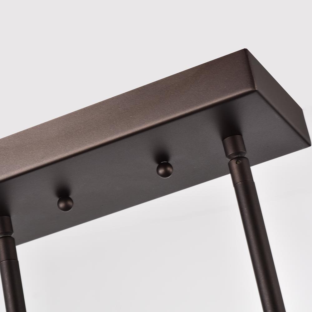 CHLOE Lighting IRONCLAD Industrial 5 Light Oil Rubbed Bronze Island Pendant Ceiling Fixture 38" Wide. Picture 7