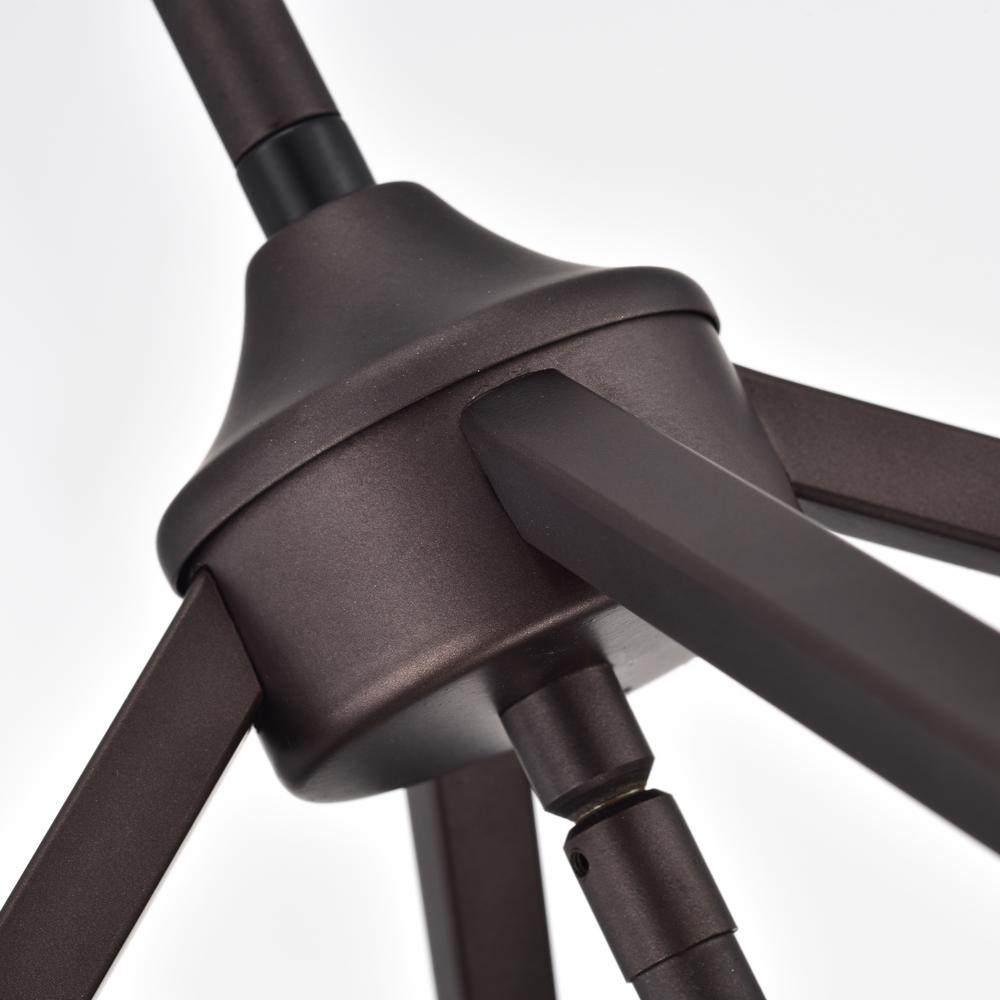 CHLOE Lighting IRONCLAD Industrial 4 Light Oil Rubbed Bronze Inverted Pendant Ceiling Fixture 16" Wide. Picture 4