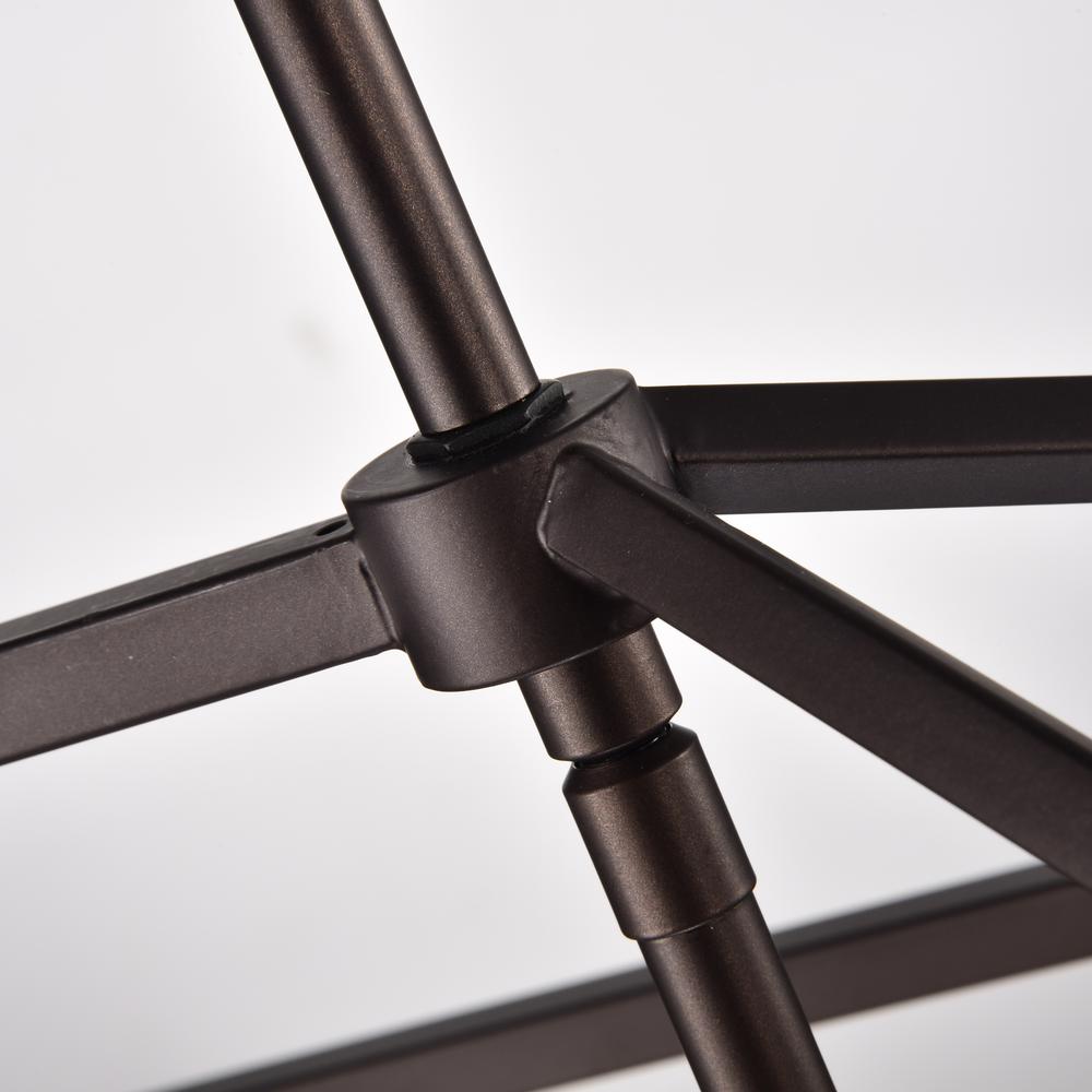 CHLOE Lighting IRONCLAD- Industrial 5 Light Oil Rubbed Bronze Island Pendant Ceiling Fixture 36" Wide. Picture 6