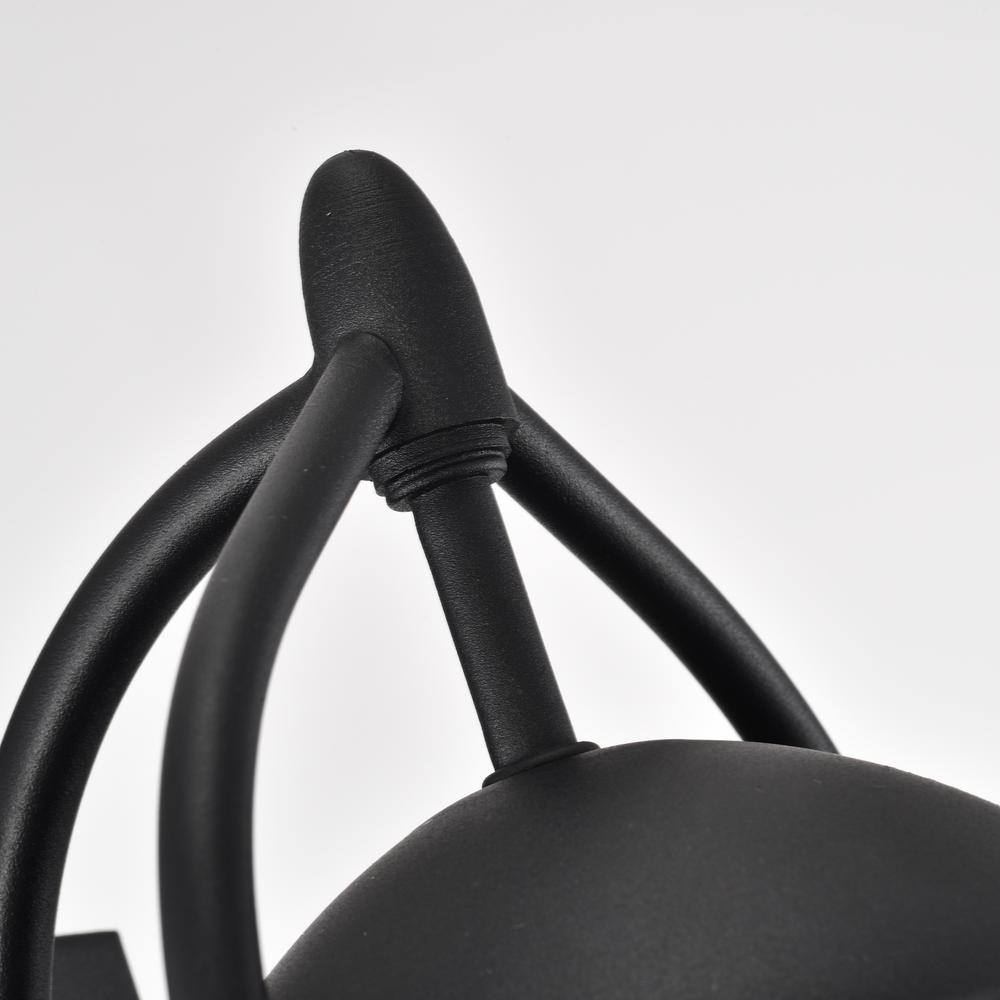 CHLOE Lighting HOLLIS Transitional 1 Light Textured Black Outdoor Wall Sconce 15" Height. Picture 5