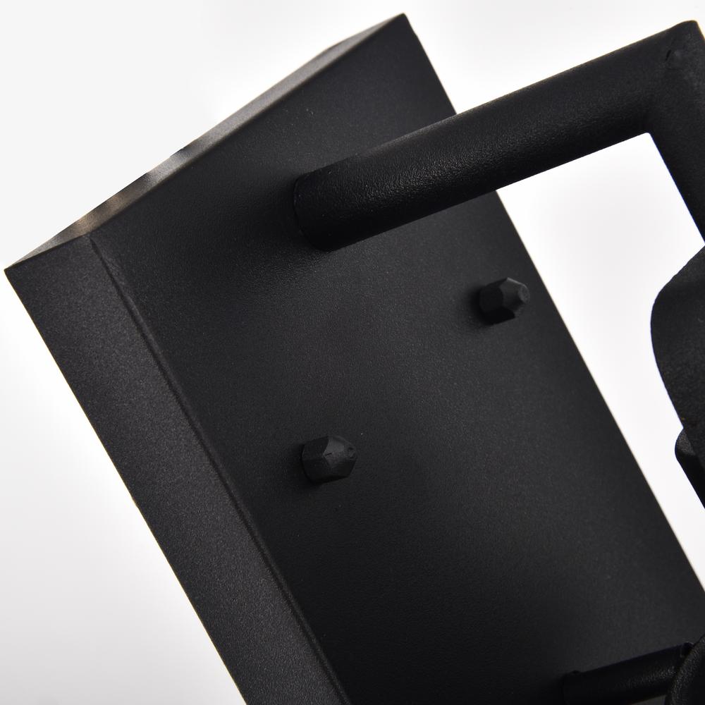 CHLOE Lighting CLARKE Transitional 1 Light Textured Black Outdoor Wall Sconce 13" Height. Picture 6