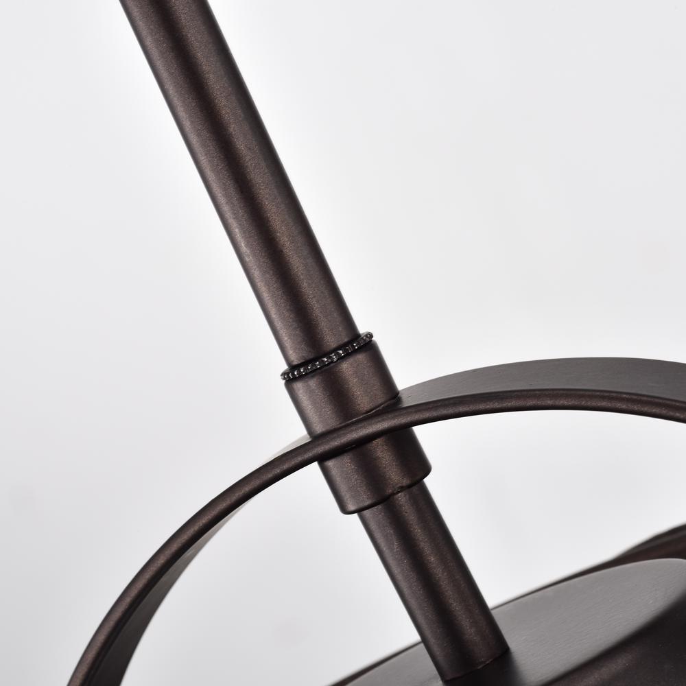 CHLOE Lighting RYLEE Transitional 1 Light Oil Rubbed Bronze Mini Pendant Ceiling Fixture 10" Wide. Picture 4