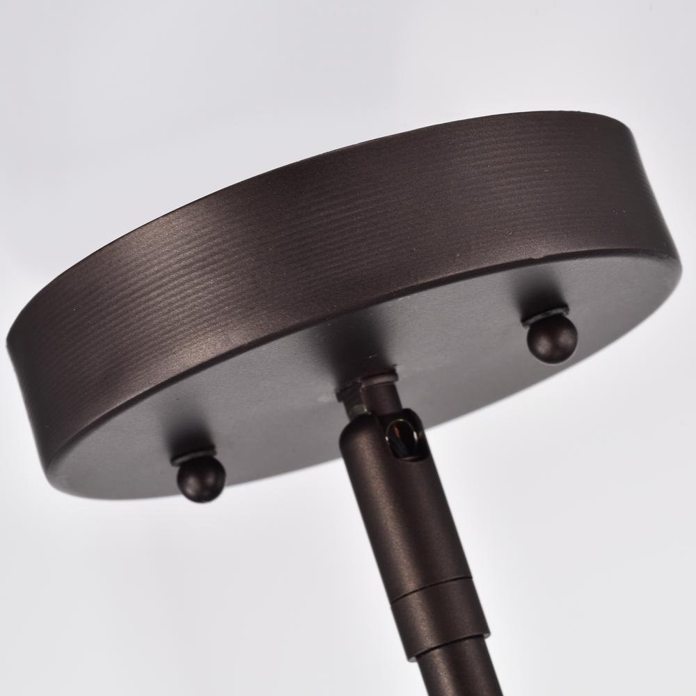 CHLOE Lighting RYLEE Transitional 1 Light Oil Rubbed Bronze Mini Pendant Ceiling Fixture 10" Wide. Picture 7