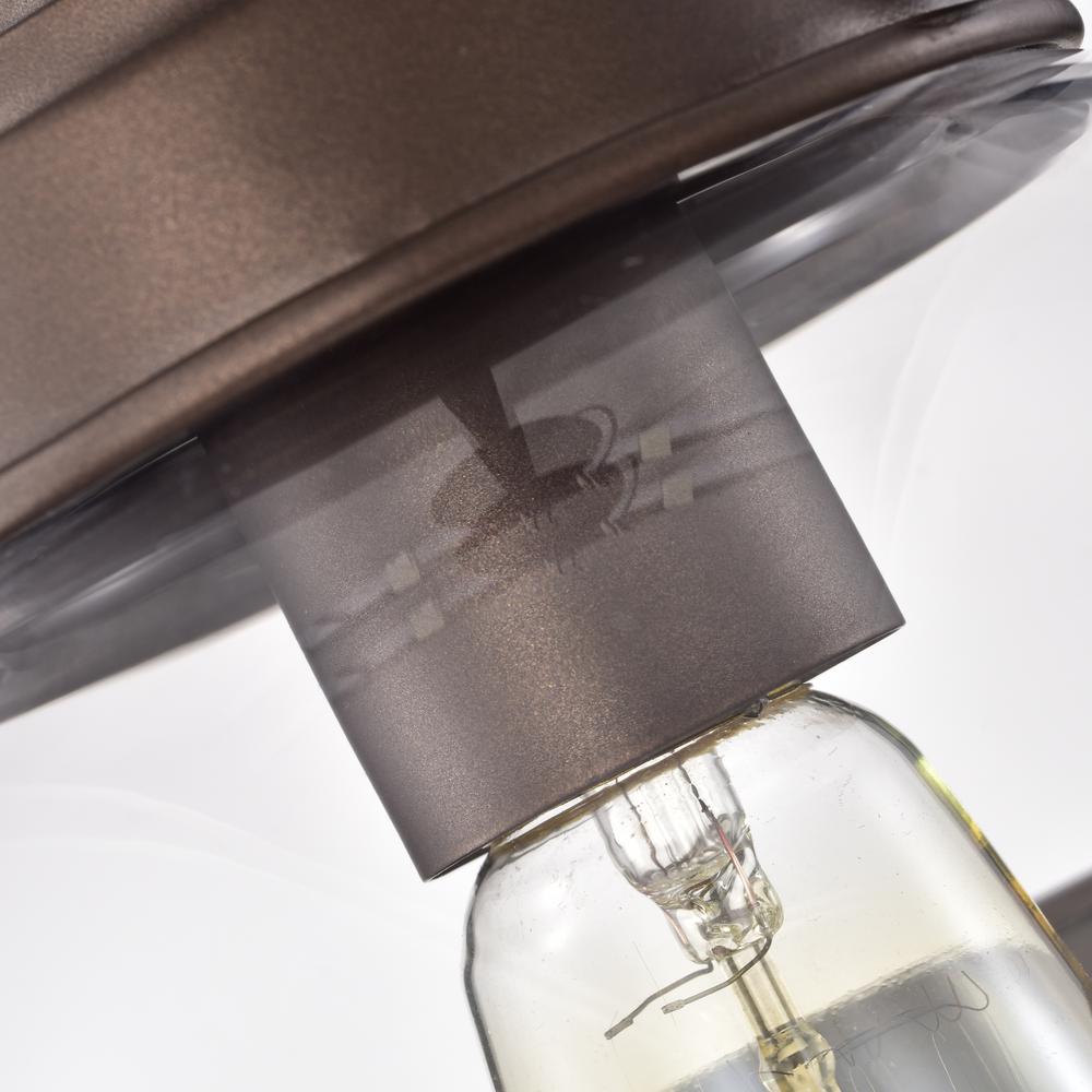 CHLOE Lighting ROAN Transitional 1 Light Oil Rubbed Bronze Mini Pendant Ceiling Fixture 9" Wide. Picture 5