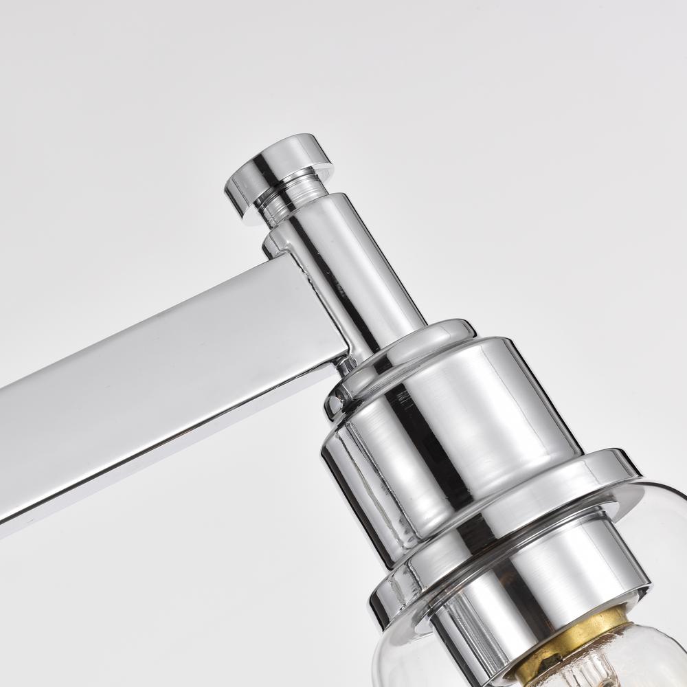 CHLOE Lighting HUDSON Transitional 4 Light Chrome Bath Vanity Fixture 29" Wide. Picture 5