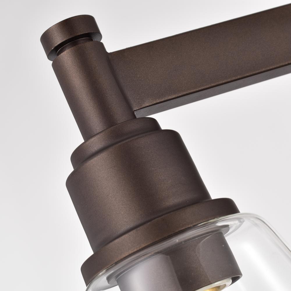 CHLOE Lighting HUDSON Transitional 4 Light Oil Rubbed Bronze Bath Vanity Fixture 29" Wide. Picture 4