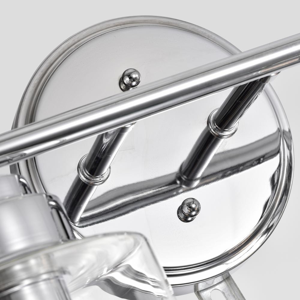 CHLOE Lighting KARSON Transitional 4 Light Chrome Bath Vanity Fixture 30 " Wide. Picture 6