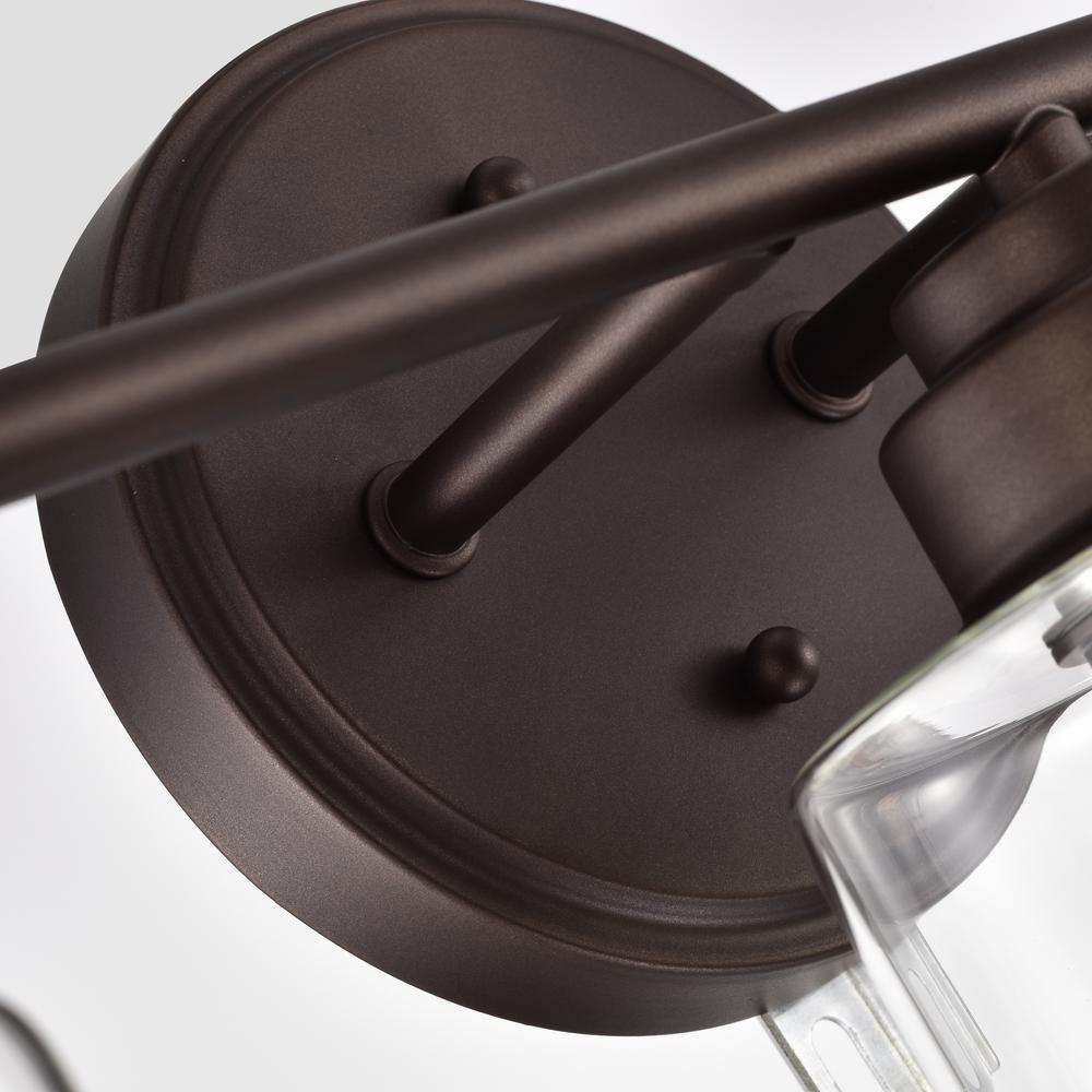 CHLOE Lighting KARSON Transitional 3 Light Oil Rubbed Bronze Bath Vanity Fixture 23" Wide. Picture 5