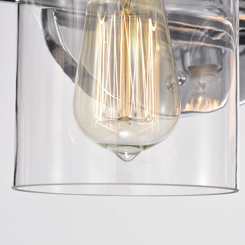 CHLOE Lighting ADAIR Transitional 4 Light Chrome Bath Vanity Fixture 30" Wide. Picture 4