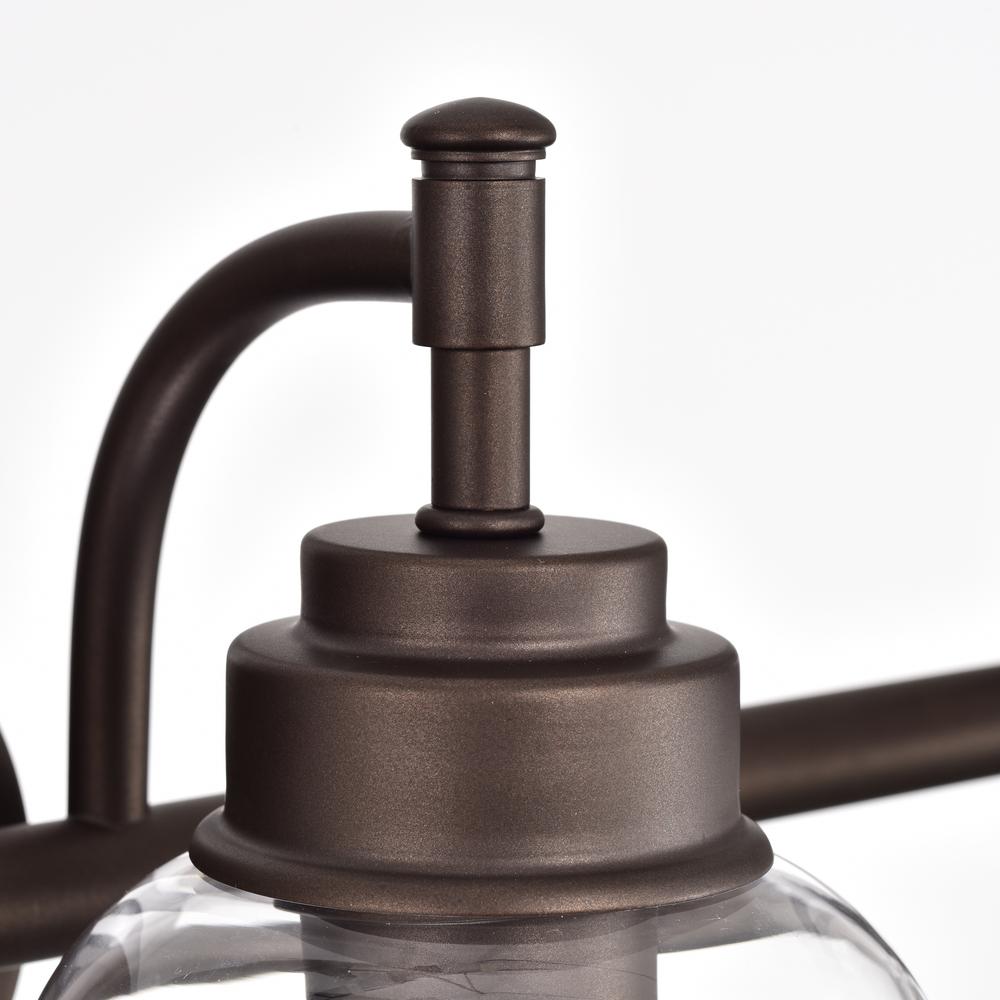 CHLOE Lighting ADAIR Transitional 4 Light Oil Rubbed Bronze Bath Vanity Fixture 30" Wide. Picture 4