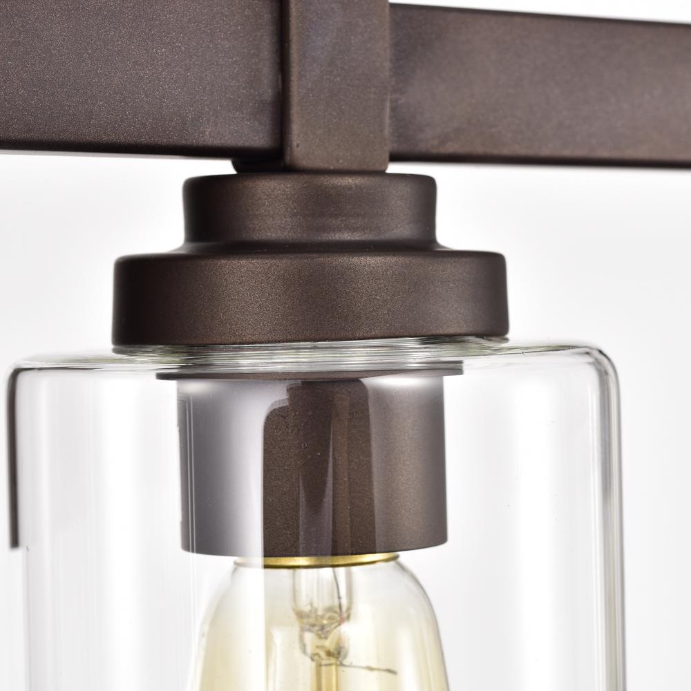 CHLOE Lighting EXTON Transitional 4 Light Oil Rubbed Bronze Bath Vanity Fixture 29" Wide. Picture 4