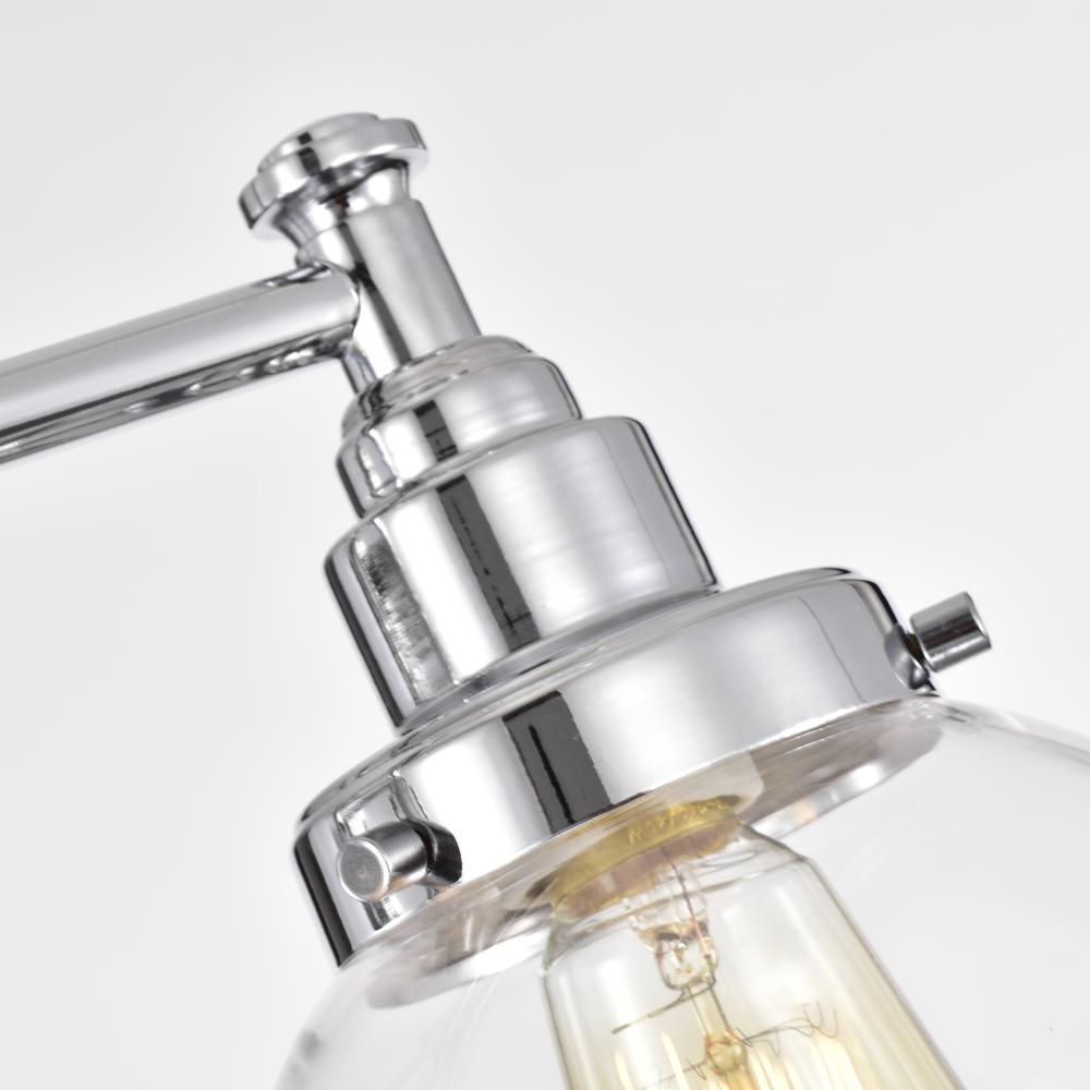 CHLOE Lighting MILO Transitional 3 Light Chrome Bath Vanity Fixture 24" Wide. Picture 4