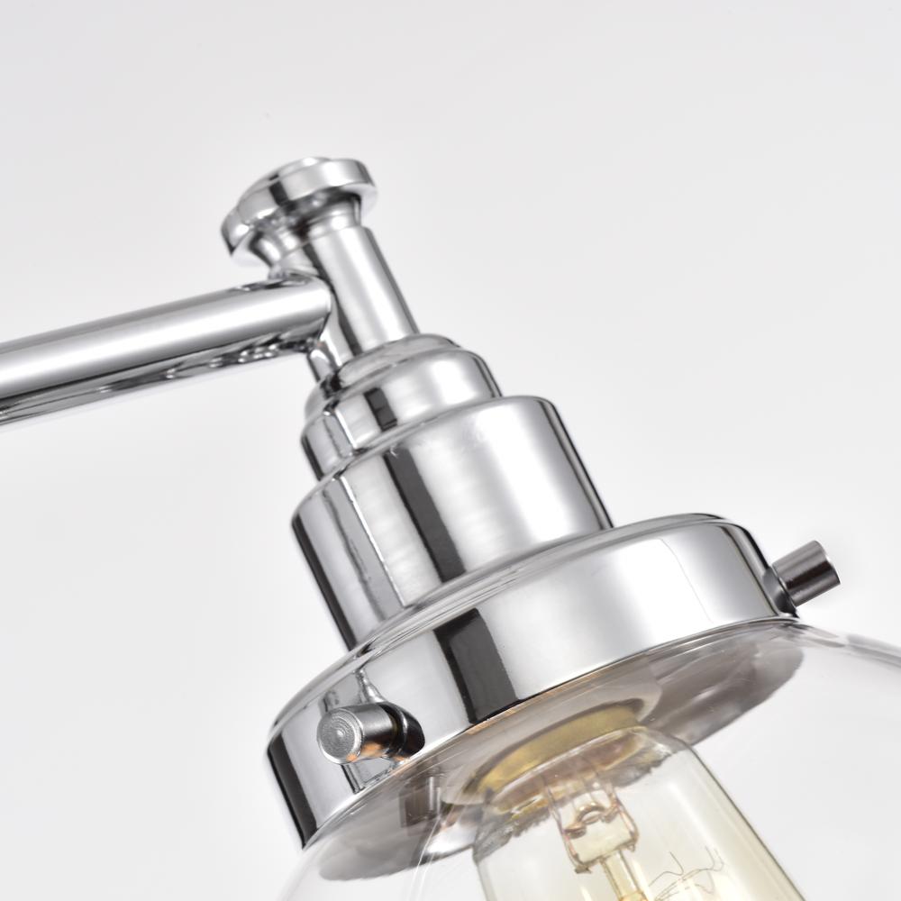 CHLOE Lighting MILO Transitional 4 Light Chrome Bath Vanity Fixture 30" Wide. Picture 5
