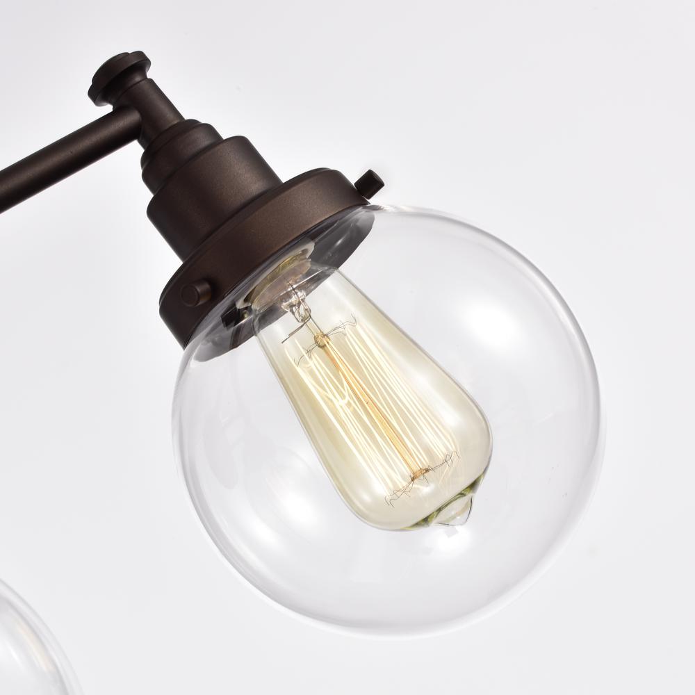 CHLOE Lighting MILO Transitional 3 Light Oil Rubbed Bronze Bath Vanity Fixture 24" Wide. Picture 4