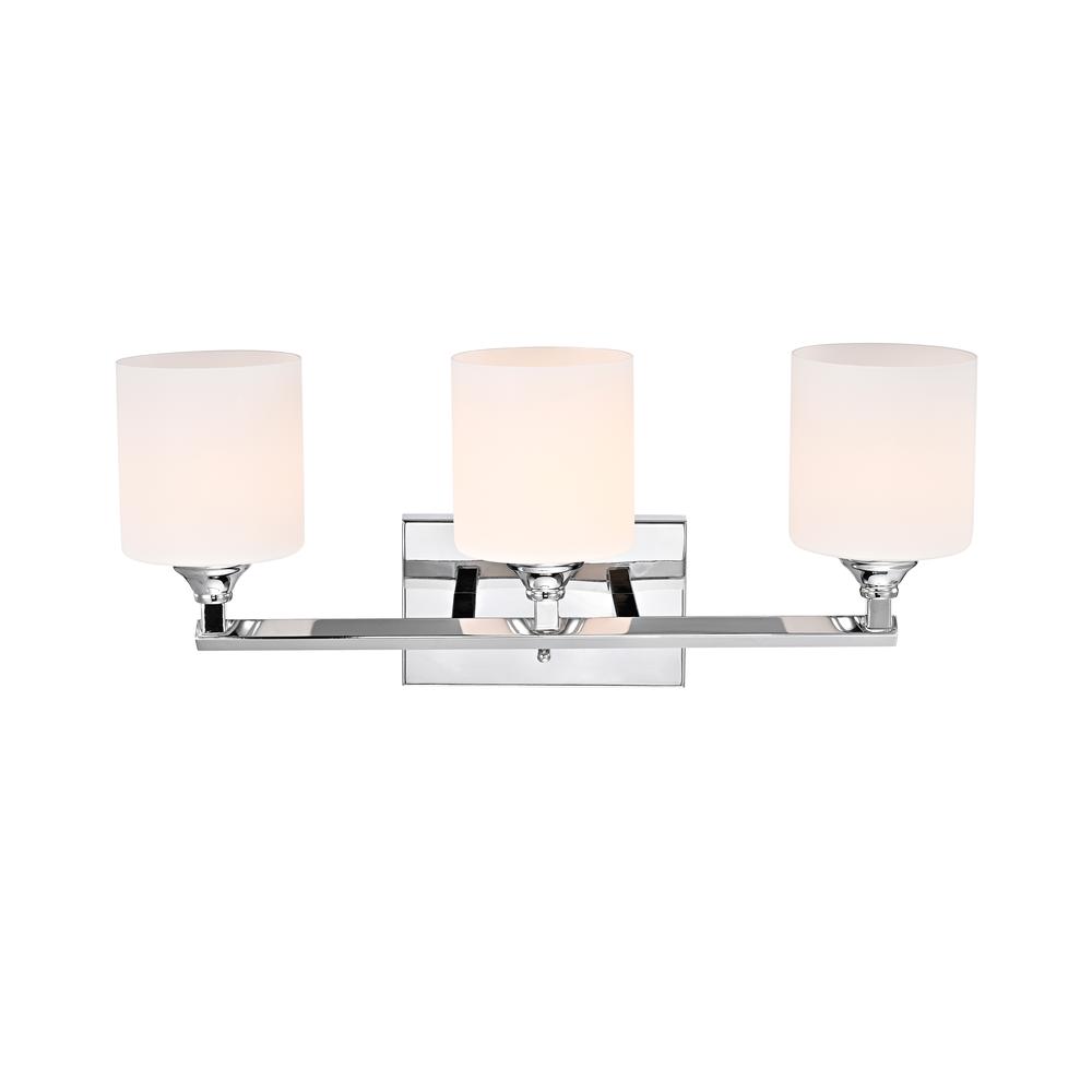 CHLOE Lighting JANE Contemporary 3 Light Chrome Bath Vanity Fixture 22" Width. Picture 2