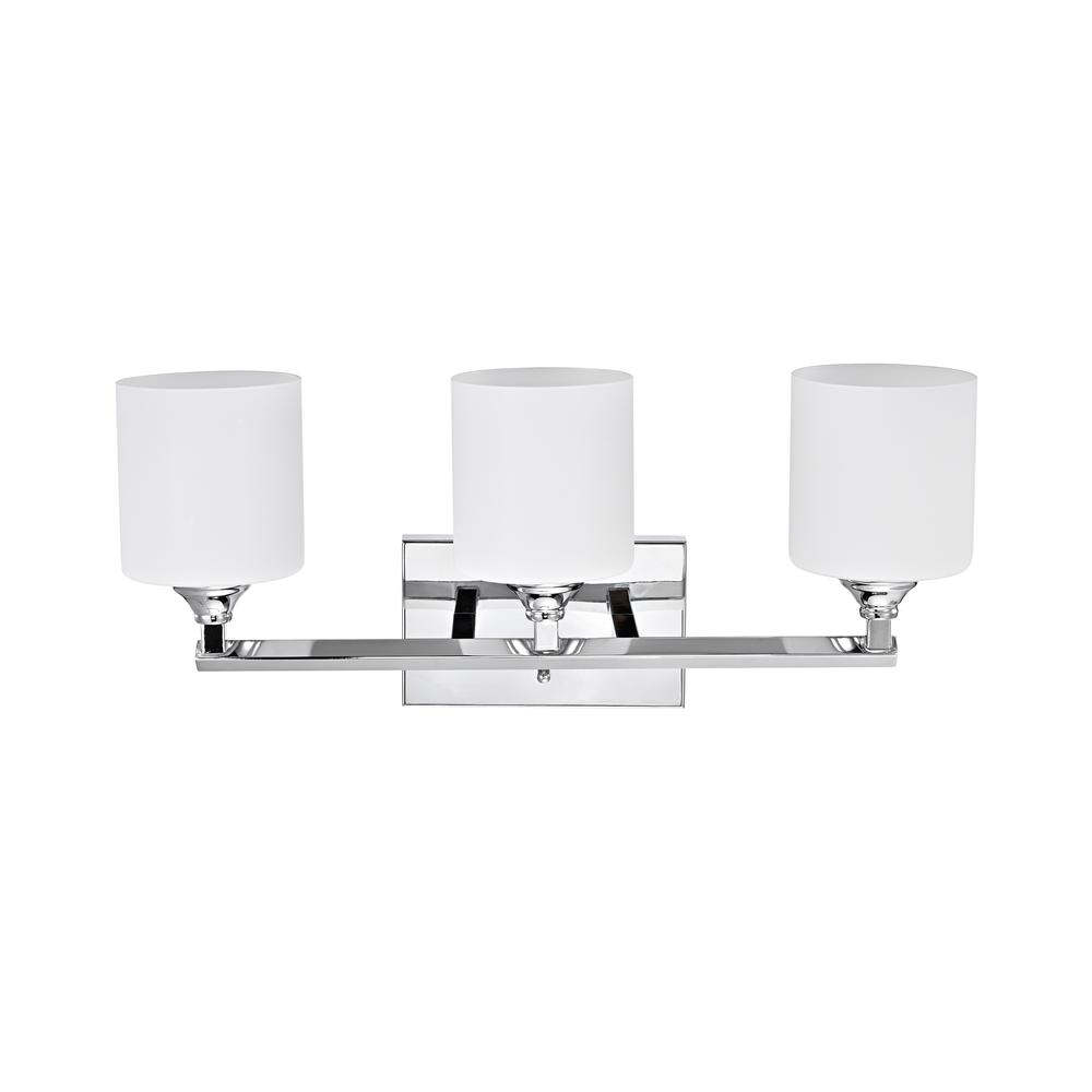 CHLOE Lighting JANE Contemporary 3 Light Chrome Bath Vanity Fixture 22" Width. Picture 3