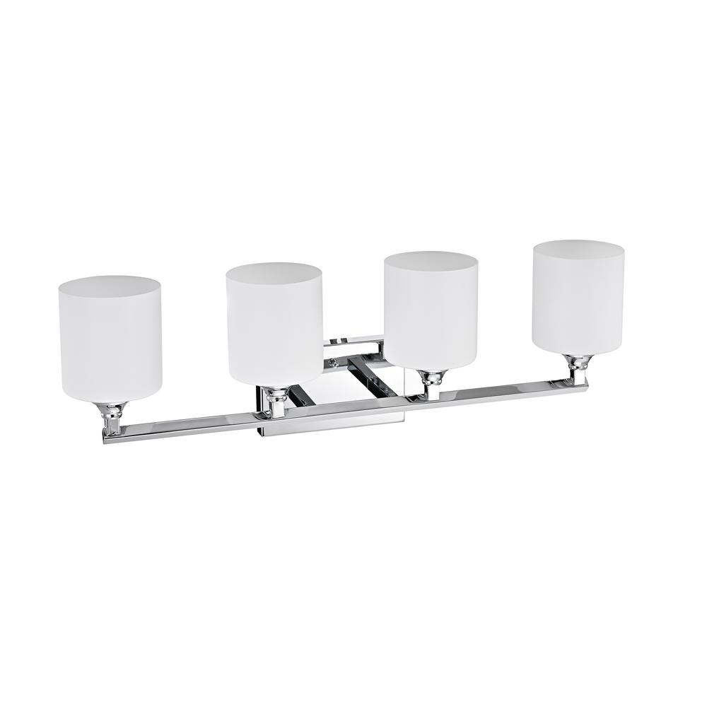 CHLOE Lighting JANE Contemporary 4 Light Chrome Bath Vanity Fixture 29" Width. Picture 2