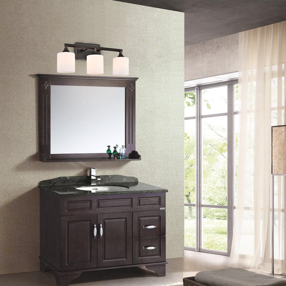 CHLOE Lighting JANE Contemporary 3 Light Rubbed Bronze Bath Vanity Fixture 22" Width. Picture 8