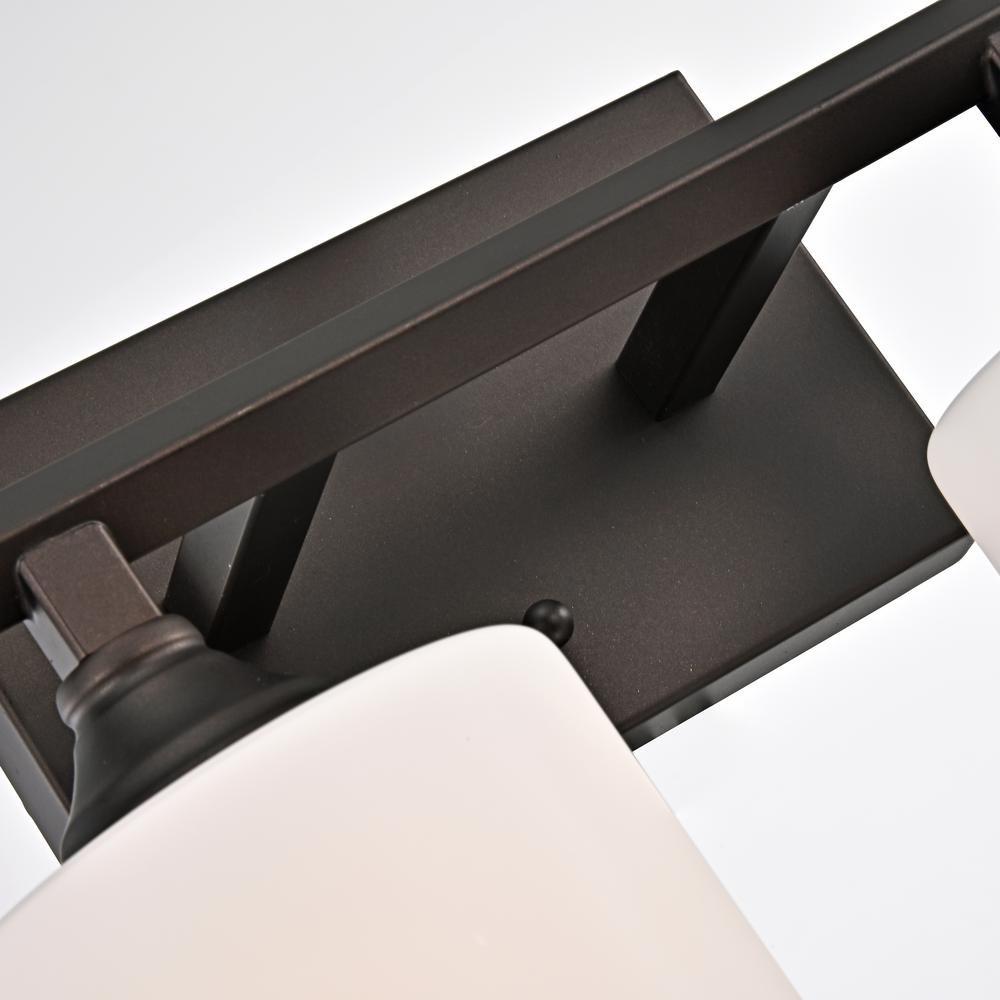 CHLOE Lighting JANE Contemporary 4 Light Rubbed Bronze Bath Vanity Fixture 29" Width. Picture 4