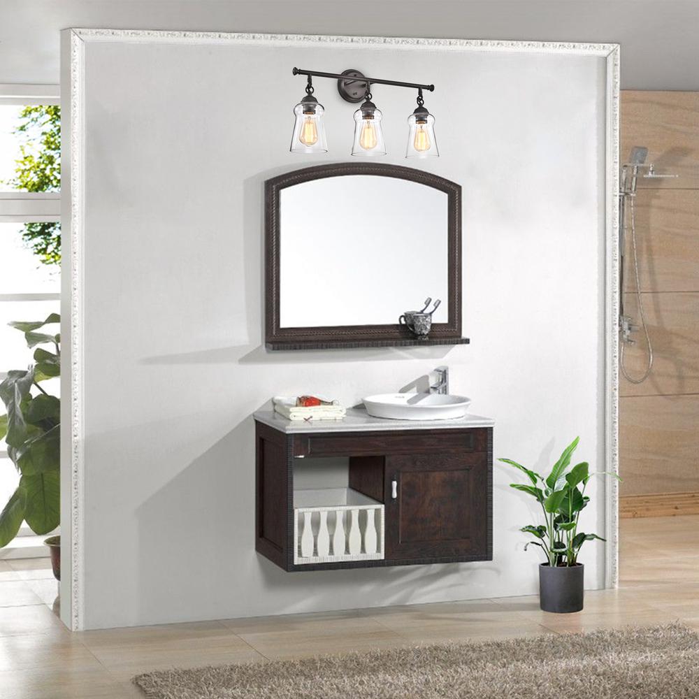 CHLOE Lighting CHERYL Contemporary 3 Light Rubbed Bronze Bath Vanity Fixture 23" Width. Picture 7