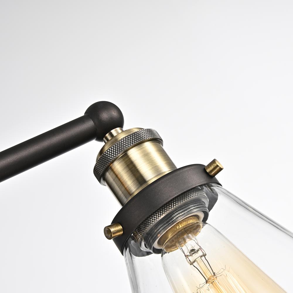 CHLOE Lighting BONNIE Contemporary 4 Light Rubbed Bronze Bath Vanity Fixture 32" Width. Picture 4