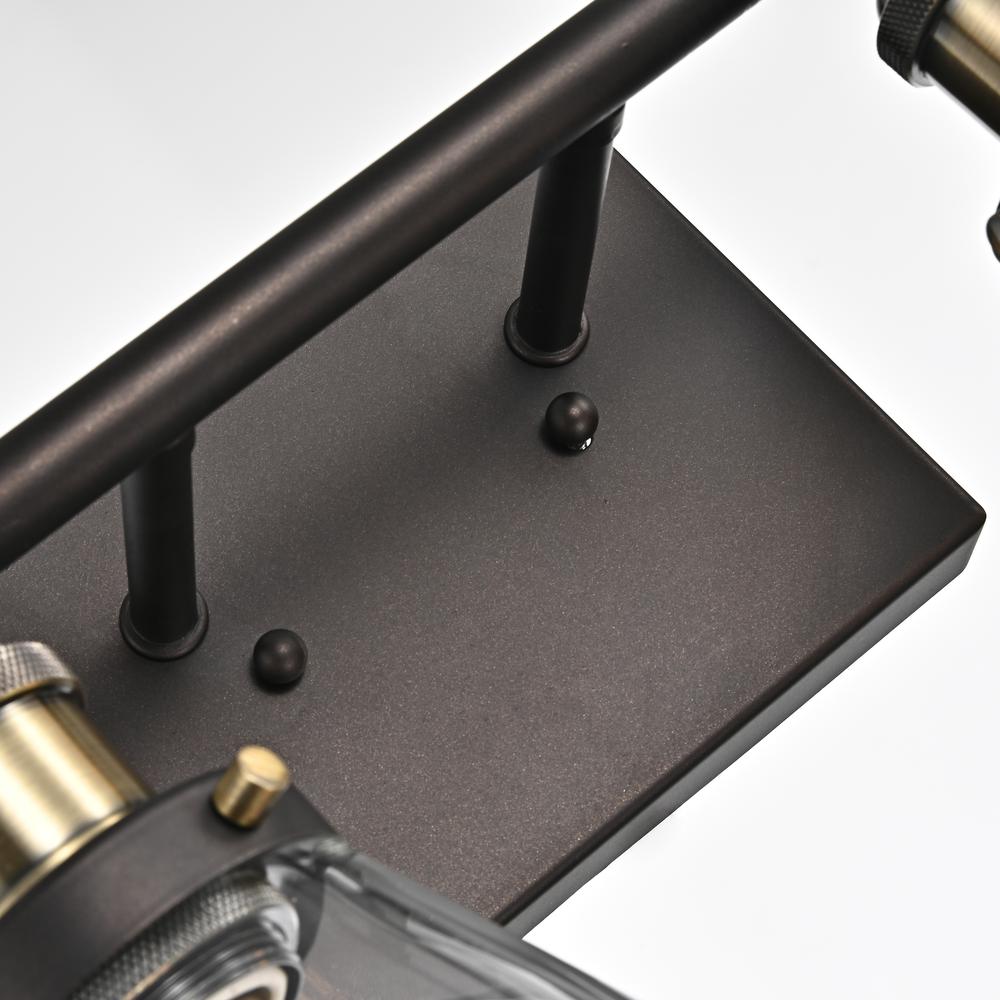 CHLOE Lighting BONNIE Contemporary 4 Light Rubbed Bronze Bath Vanity Fixture 32" Width. Picture 5