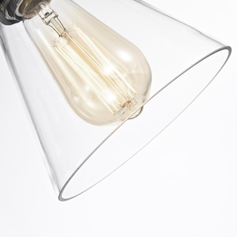 CHLOE Lighting BONNIE Contemporary 4 Light Rubbed Bronze Bath Vanity Fixture 32" Width. Picture 6