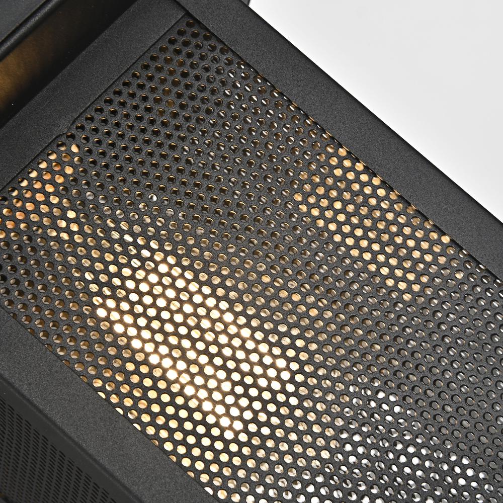 CHLOE Lighting IRONCLAD Transitional 1 Light Textured Black Outdoor Wall Sconce 13" Height. Picture 4