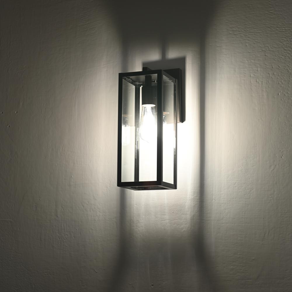 CHLOE Lighting RICHARD Transitional 1 Light Rubbed Bronze Outdoor Wall Sconce 14" Height. Picture 10