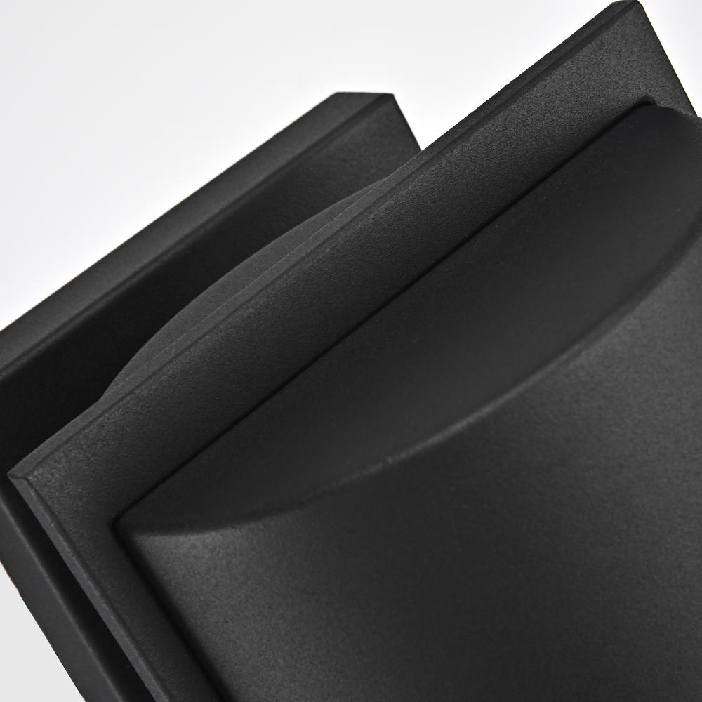 CHLOE Lighting TYLER Transitional 1 Light Textured Black Outdoor Wall Sconce 14" Height. Picture 4