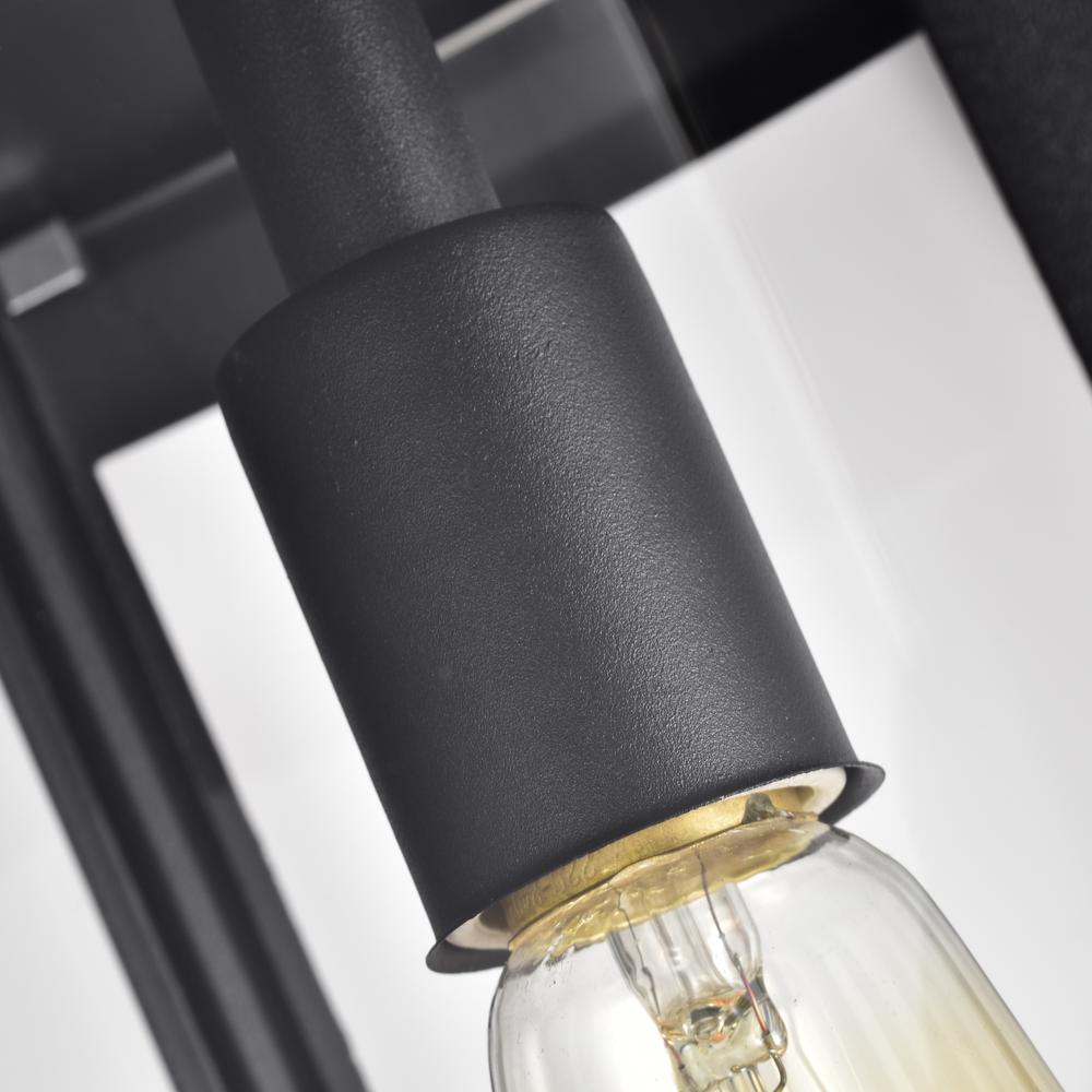 CHLOE Lighting QUILL Transitional 1 Light Textured Black Outdoor Wall Sconce 17" Height. Picture 6