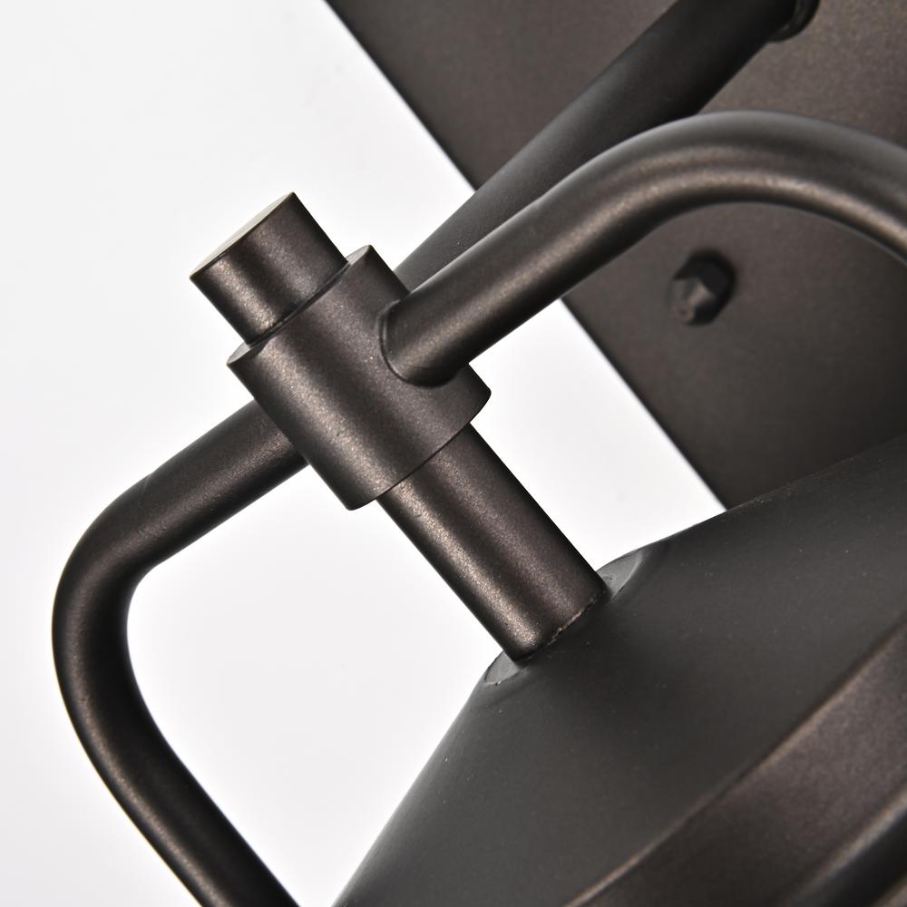 CHLOE Lighting JEFFREY Transitional 1 Light Rubbed Bronze Outdoor Wall Sconce 13" Height. Picture 5