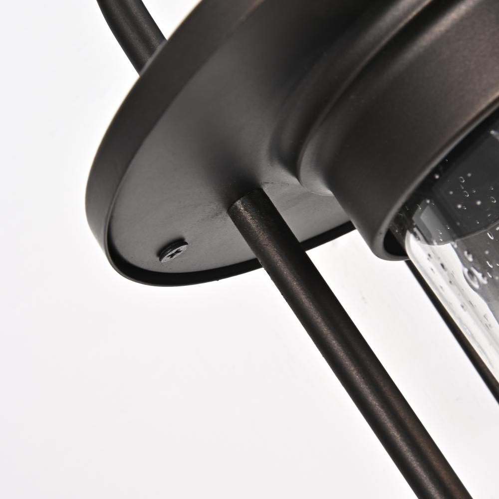 CHLOE Lighting JEFFREY Transitional 1 Light Rubbed Bronze Outdoor Wall Sconce 13" Height. Picture 9