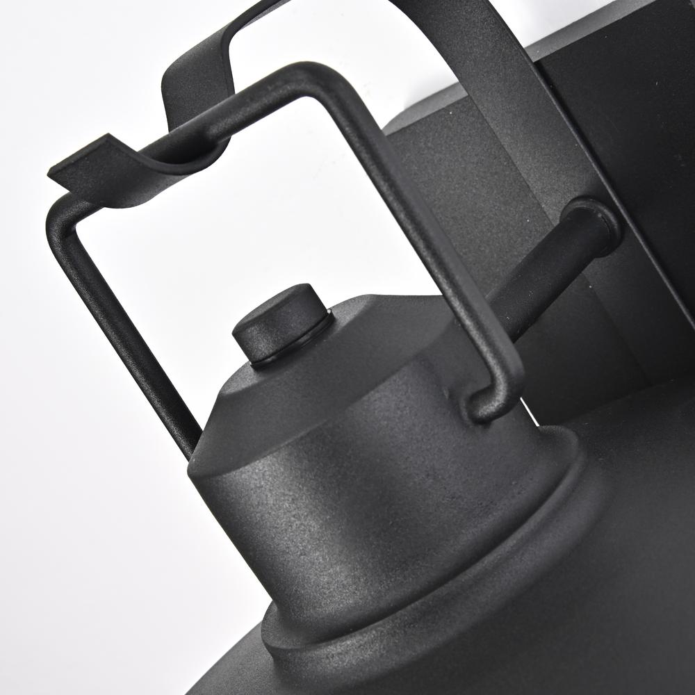 CHLOE Lighting CHRISTOPHER Transitional 1 Light Textured Black Outdoor Wall Sconce 12" Height. Picture 4