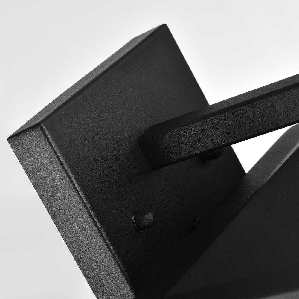 CHLOE Lighting ORLY Transitional 1 Light Textured Black Outdoor Wall Sconce 11" Height. Picture 6