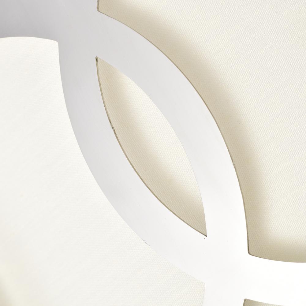 CHLOE Lighting BRONX Transitional 3 Light Chrome Semi-Flush Ceiling Fixture 15" Wide. Picture 4