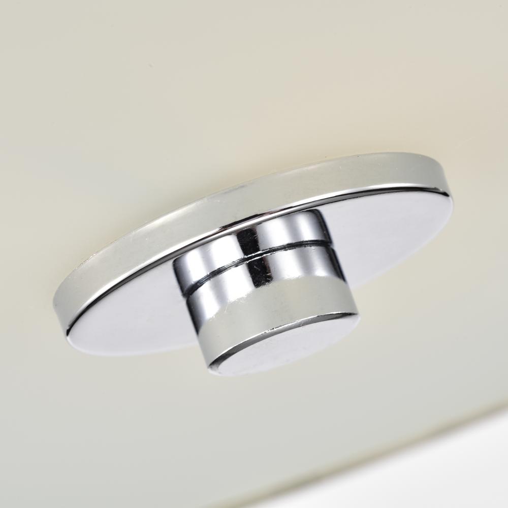 CHLOE Lighting BRONX Transitional 3 Light Chrome Semi-Flush Ceiling Fixture 15" Wide. Picture 5