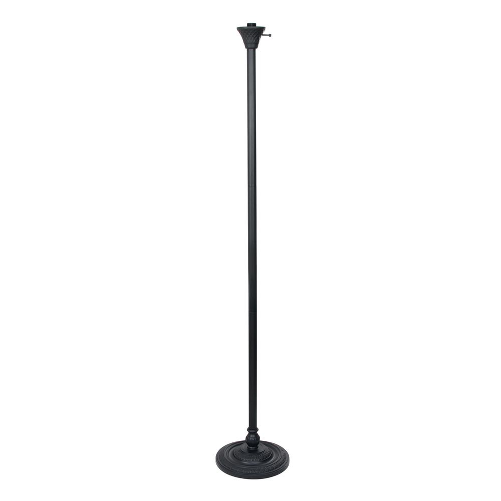 CHLOE Lighting BELLE Tiffany-style Mission Blackish Bronze 1 Light Torchiere Lamp 14" Shade. Picture 5