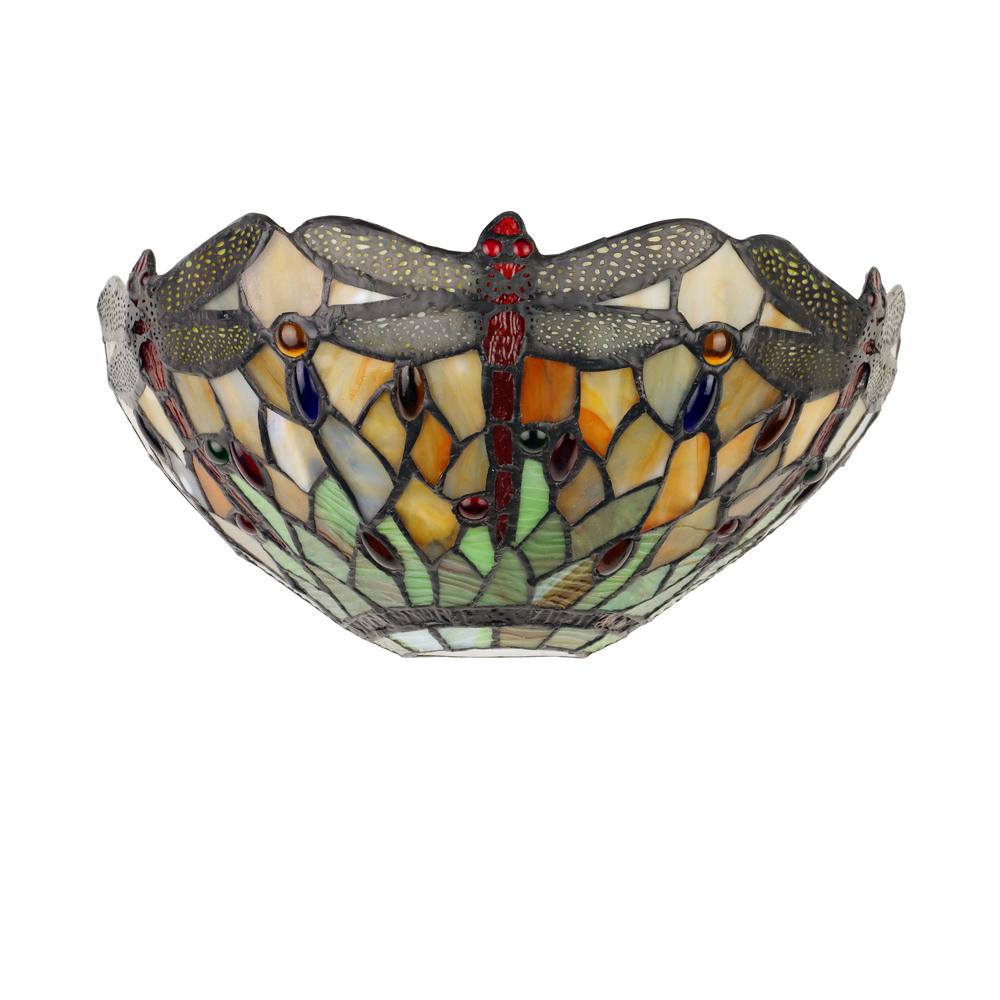 ANISOPTERA PURITY Dragonfly-Style 1-Light Black Finish Wall Sconce 12" Wide. Picture 3