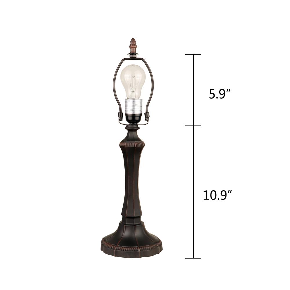 CHLOE Lighting GRENVILLE Victorian-Style Dark Bronze 1 Light Table Lamp 12" Wide. Picture 4