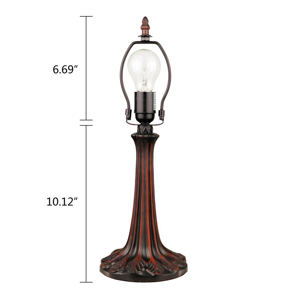 CHLOE Lighting SUNNIVA Dragonfly-Style Dark Bronze 1 Light Table Lamp 12" Wide. Picture 8
