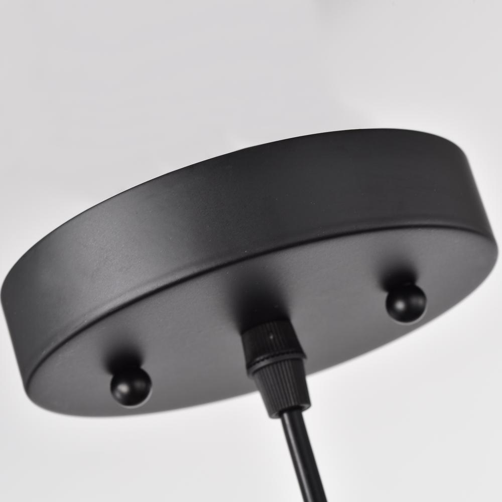 CHLOE Lighting WALTER Industrial 1 Light Textured Black Mini Pendant Ceiling Fixture 10" Wide. Picture 5