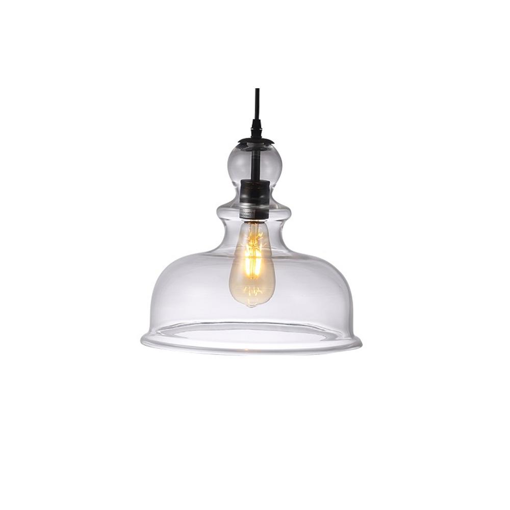 CHLOE Lighting TILIAN Transitional 1 Light Oil Rubbed Bronze Ceiling Pendant 12" Wide. Picture 2