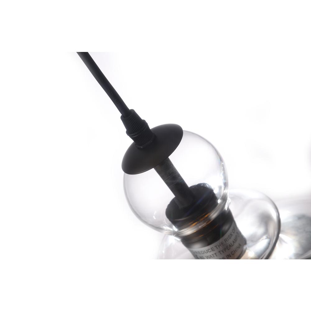 CHLOE Lighting TILIAN Transitional 1 Light Oil Rubbed Bronze Ceiling Pendant 12" Wide. Picture 8