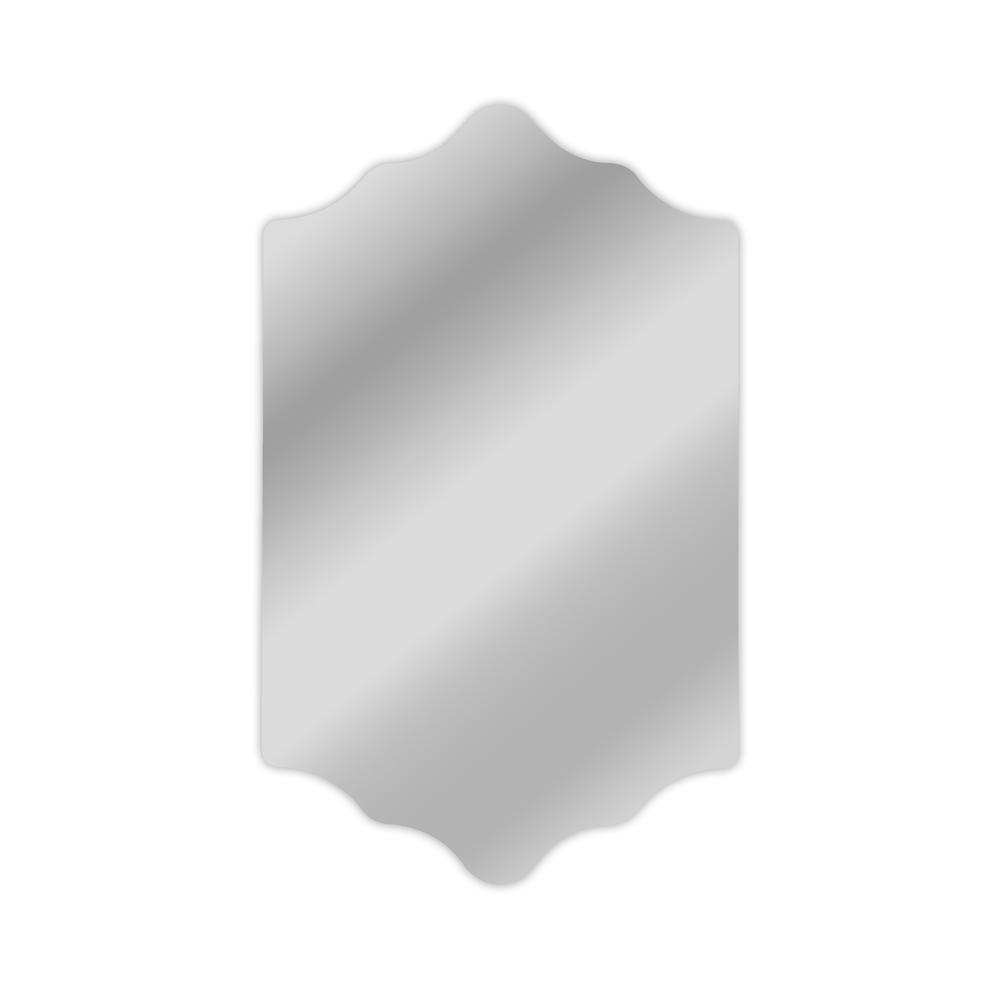 CHLOE's Reflection Verical/Horizontal Hanging Novelty Shaped Frameless Wall Mirror 35" Height. Picture 1