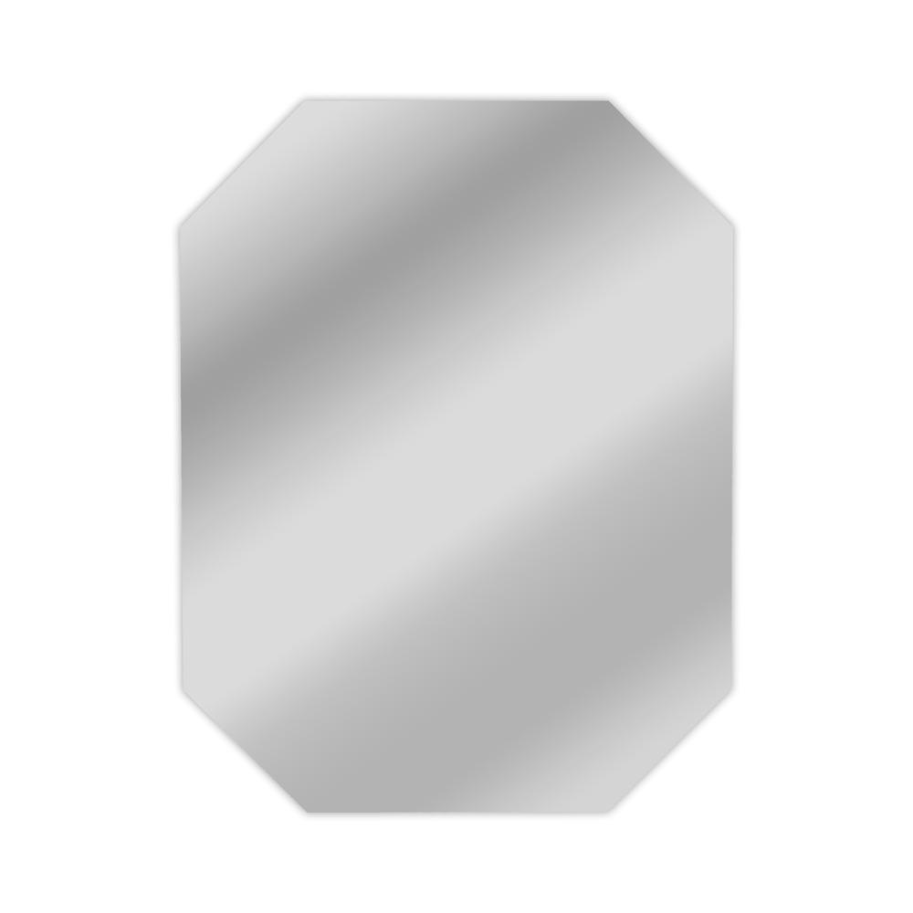 CHLOE's Reflection Verical/Horizontal Hanging Rectangular-Octagon Frameless Wall Mirror 32" Height. Picture 1