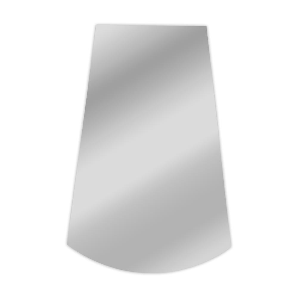CHLOE's Reflection Verical/Horizontal Hanging Arched-Rectangle Shaped Frameless Wall Mirror 35" Height. Picture 1